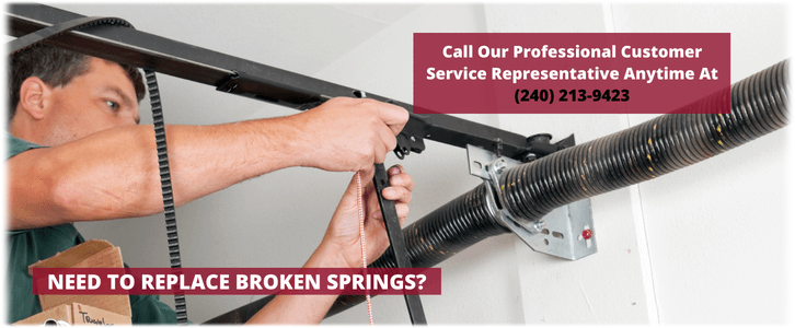 Broken Garage Door Spring Repair College Park MD (240) 213-9423